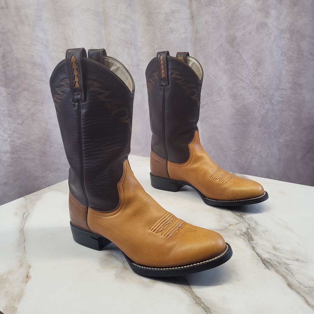 Ariat Sedona Size 7 C Roper Women's Made In Mexico Butterscotch & Brown